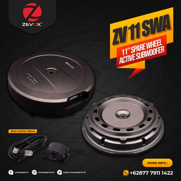 Zevox ZV 11 SWA  11” Spare Wheel Active Subwoofer